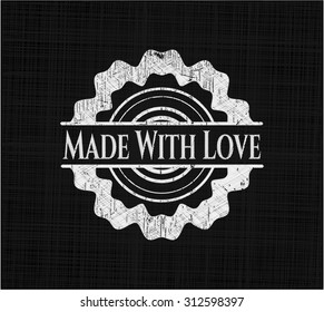 Made With Love chalk emblem