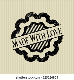 Made With Love rubber stamp