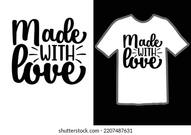 Made with love svg design