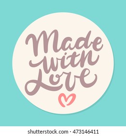 Made with love tag.