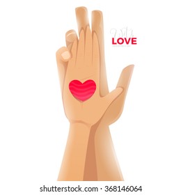 Made with love in Valentine's Day
