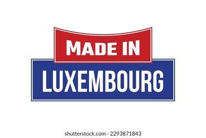 Made In Luxembourg Seal Vector