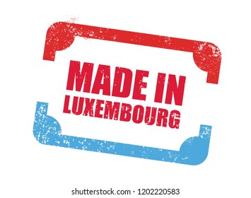 Made in Luxembourg Stamp