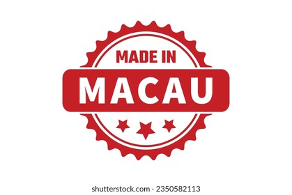Fabricado En Macao Con Sello De Goma