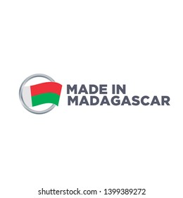 MADE IN MADAGASCAR EMBLEM BADGE