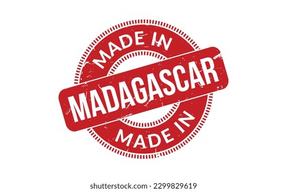 Made In Madagascar Rubber Stamp