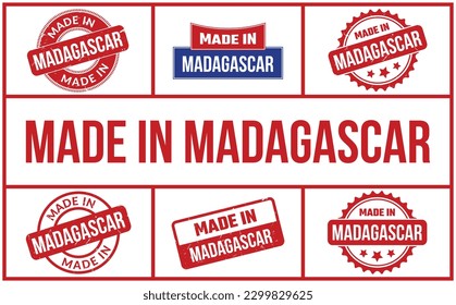 Fabricado En Madagascar Con Sello De Goma