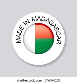 made in madagascar. template icon design