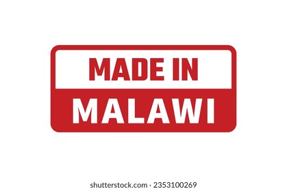 Made In Malawi Rubber Stamp