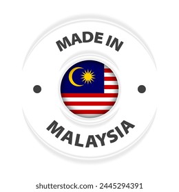 Made in Malaysia graphic and label. Element of impact for the use you want to make of it.