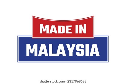 Hergestellt in Malaysia Seal Vector