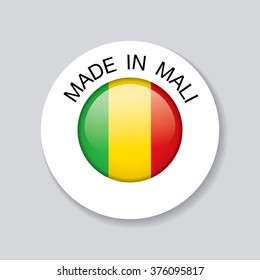 made in mali. template icon design