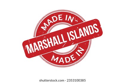 Made In Marshall Islands Rubber Stamp