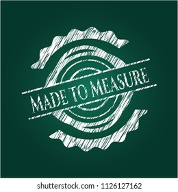 Made to Measure chalk emblem