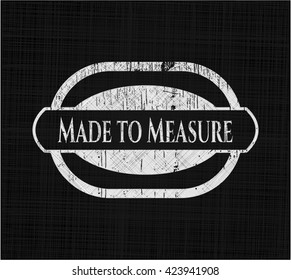 Made to Measure with chalkboard texture