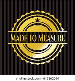 Made to Measure gold badge