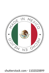 Made in Mexico flag icon.