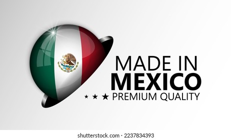 Made in Mexico graphic and label. Element of impact for the use you want to make of it.