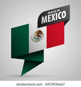 Made in Mexico graphic and label. Element of impact for the use you want to make of it.