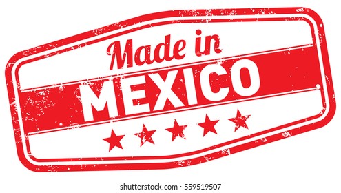 Made In Mexico Stamp