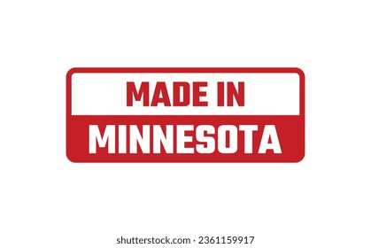 Made In Minnesota Rubber Stamp