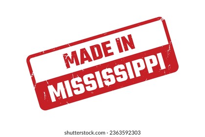Made In Mississippi Rubber Stamp