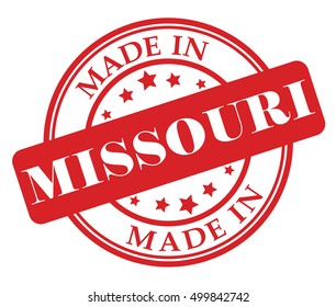 Made in Missouri vector illustration on white background