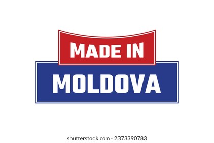 Made In Moldova Seal Vector