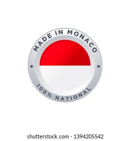 MADE IN MONACO EMBLEM BADGE