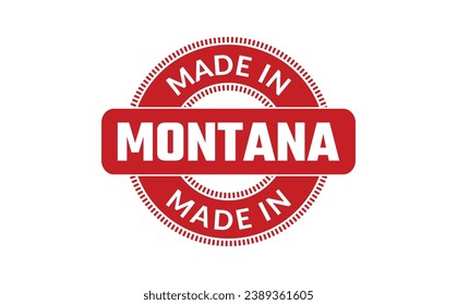 Made In Montana Rubber Stamp