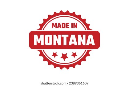 Made In Montana Rubber Stamp