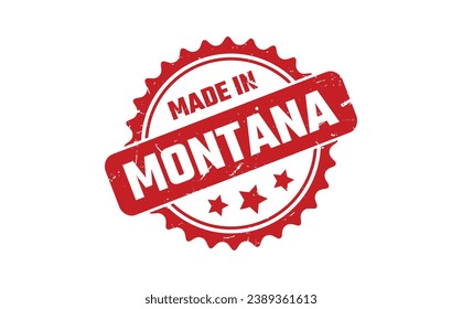 Made In Montana Rubber Stamp