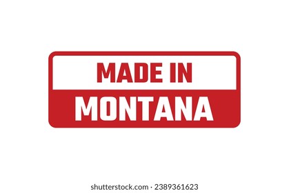 Made In Montana Rubber Stamp