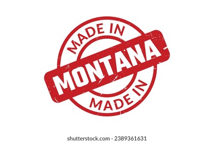 Made In Montana Rubber Stamp