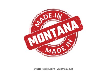 Made In Montana Rubber Stamp