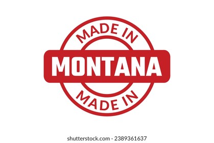 Made In Montana Rubber Stamp