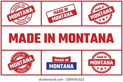 Made in Montana Rubber Stempel Set