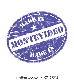 Made in Montevideo rubber stamp