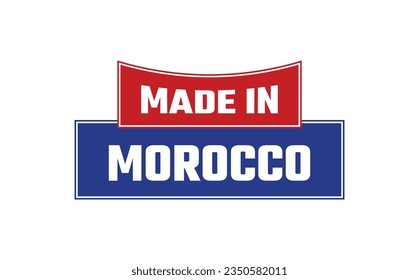 Made In Morocco Seal Vector