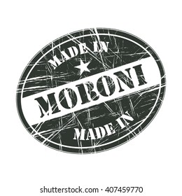 Made in Moroni rubber stamp