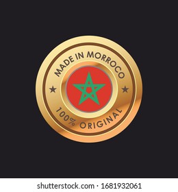 MADE IN MORROCO EMBLEM BADGE