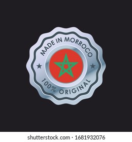 MADE IN MORROCO EMBLEM BADGE