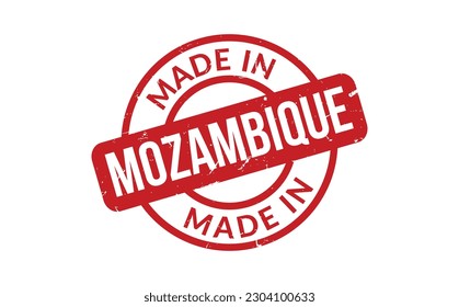 Made In Mozambique Rubber Stamp