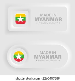 Fabricado en Myanmar, gráfico y etiqueta neumórfico. Elemento de impacto para el uso que desea hacer de él.