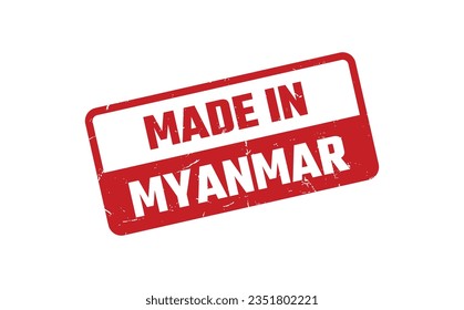Fabricado En Myanmar Con Sello De Caucho