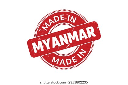 Made In Myanmar Rubber Stamp