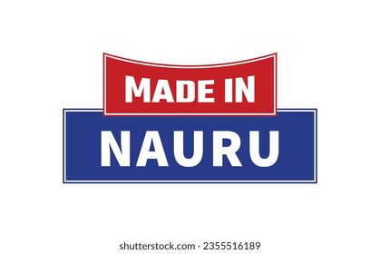 Made In Nauru Seal Vector