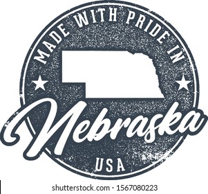 Made in Nebraska State Packaging Label