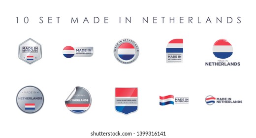 MADE IN NETHERLANDS EMBLEM BADGE