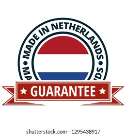 Made in Netherlands label illustration